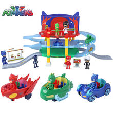 Pajamas Masked Juguete PJ Masks Heroes Small Kids Cat Owl PVC Action Figure Child Boys Girls Parking Set Toys For Children S01 2024 - купить недорого