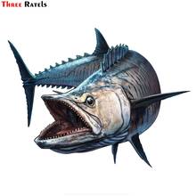 Three Ratels FTC-889# 16cmx12.2cm Personality Animal Fish PVC Car Styling Motorcycle  Sticker Decal 2024 - buy cheap