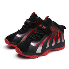 Boys Basketball Shoes 2019 High Quality Thick Sole Non-slip Outdoor Kids Sneakers Footwear Rubber Children Sports Shoes Basket 2024 - buy cheap