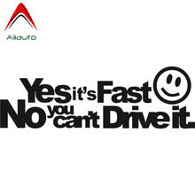 Aliauto Lowered Bagged JDM Yes It Is Fast Car Decal Sticker and Motorcycle Automobile Accessories PVC Black/Silver,12cm*4cm 2024 - buy cheap