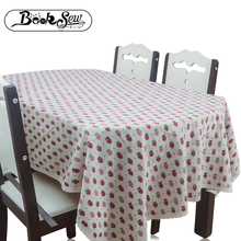 Booksew Table Cloth Strawberry Peach Design Tablecloth With Lace Thick Table Cover Rectangular Square For Home Party Kitchen 2024 - buy cheap