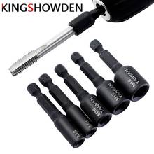 8PCS 1/4 Hexagonal Shank Machine Screw Tap Socket Wrench Internal Thread Return Tapping Sleeve Alloy Steel Wind Batch Sleeve 2024 - buy cheap