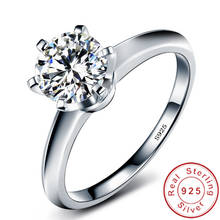 Anel de diamante de laboratório, 90% desc., joia de festa para homens e mulheres, 100% em prata esterlina, aniversário de casamento, 925 2024 - compre barato