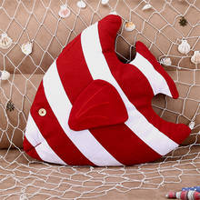 Матросская рыба декоративная подушка 3D подушка с внутренним декором для дома диван-кровать для автомобиля эмульсионные игрушки Детский подарок реквизит для фотосъемки 2024 - купить недорого