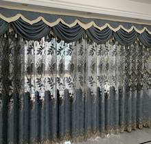 Europe luxury delicate embroidery decorative curtains for living room window curtain  for the Bedroom/Kitchen Window Curtain 2024 - buy cheap