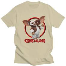 Funny Gremlins T shirt Homme 100% Cotton Gizmo 80s Movie Mogwai Monster Retro Sci Fi Tee Tops Short Sleeve Novelty T-shirt Merch 2024 - buy cheap
