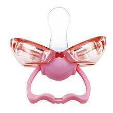 Baby Pacifier Food Grade Silicone Lip Mouth Shape Infant Toddler Soother Nipple Teether With Automatically Closed Dust Cover Hot 2024 - buy cheap