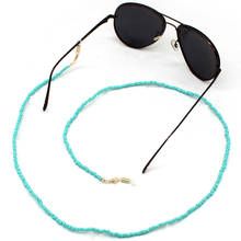 Women Eyeglass Chains Colored Beaded Sunglasses Chains Fashion Eyewears Cord Holder Neck Strap Rope Accessories Women 2024 - buy cheap