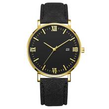 Мужские часы модные кожаные кварцевые часы на каждый день, спортивные, мужские часы Роскошные наручные часы, мужские часы, часов, мужские часы Relogio Masculino 2024 - купить недорого