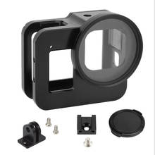 Carcasa a prueba de golpes CNC, carcasa protectora de aleación de aluminio con lente UV de 52mm para Gopro Hero 8, accesorios de cámara negros 2024 - compra barato