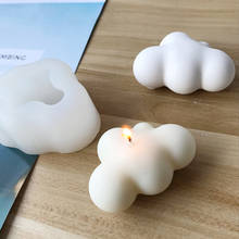 Vela que faz o molde de silicone ornamentos diy sabão prático artesanato moldes forma nuvem decoração para casa acessórios 2024 - compre barato