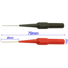 2pcs Non-destructive Universal Digital Voltmeter Multimeter Test Lead Probe Wire Pen Insulation Piercing Needle Electrical 2024 - buy cheap