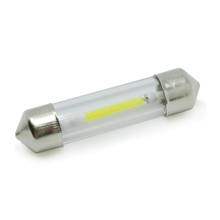 Lâmpada led de vidro para interior automotivo, lâmpada led para automóveis, c5w, 31, 36, 39 e 41mm, 12v dc branca 2024 - compre barato