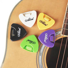 Alice-soporte para púas de guitarra A010A, funda de plástico, Mediador, almacenamiento rápido, Clip autoadhesivo en forma de triángulo, piezas de guitarra, 5 uds. 2024 - compra barato