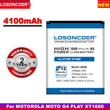 LOSONCOER GK40 Battery 4100mAh SNN5976A M0T1609BAT for MOTOROLA MOTO G4 PLAY XT1600 XT1607 XT1609 XT1676,XT1677,XT1700,XT1750 2024 - buy cheap