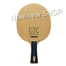 TIBHAR-raqueta de tenis de mesa GTC, martillo grande, 8 + 3 capas, de Triple carbono dorado, pala de palo de Ping Pong 2024 - compra barato