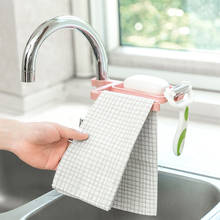 New Sink Hanging Storage Rack Storage Holder Sponge Bathroom Kitchen Faucet Clip Dish Cloth Clip Shelf Drain Dry Towel Organizer 2024 - buy cheap