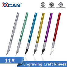 XCAN #11 Non-Slip Metal Scalpel Knife Kit Cutter Engraving Craft knives with 5pcs Blades Mobile Phone PCB DIY Repair Hand Tools 2024 - buy cheap