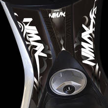 Motocicleta 3d impressão nmax tanque almofada adesivo decalque emblema para yamaha nmax155 n max 155 nmax 155 nmax adesivo acessórios 2024 - compre barato