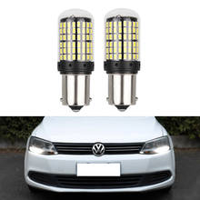 2PCS Xenon Error Free White Bay9s P21W 3014 LED Bulbs for Volkswagen VW Golf MK7 GTD GTI R TSI LED Backup Reverse Lights 2024 - buy cheap