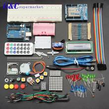 Kit de aprendizaje básico UNO R3 de alta calidad, sin batería, para Arduino uno, diy, electrónica 2024 - compra barato