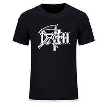 New DEATH T Shirts ROCK BAND HEAVY METAL Men Casual Round Neck Short Sleeve T shirt Cotton Mans Top Tee High Quality XS-XXXL 2024 - buy cheap