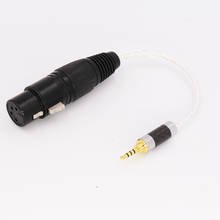 Cable adaptador Chapado en plata para auriculares, conector de Audio TRRS 7N OCC, 20cm, 8 ", 2,5mm, 4 pines, XLR hembra 2024 - compra barato