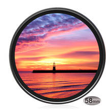 ND4 ND16 58 мм набор УФ-фильтров с нейтральной плотностью ND8 (0,9) с нейтральной плотностью (3) ND фильтр для цифровой зеркальной камеры Canon Nikon Fujifilm 58 мм Диаметр объектив 2024 - купить недорого