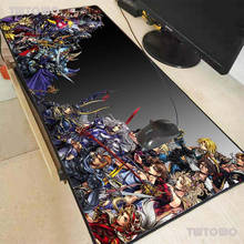 Игровой коврик для мыши Final Fantasy AnimeLarge, коврик для мыши для ноутбука, компьютера, ПК, нескользящий Настольный коврик 2024 - купить недорого