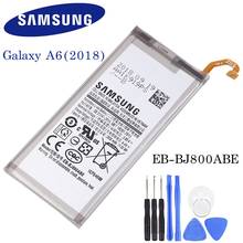 EB-BJ800ABE Оригинальная батарея samsung для samsung Galaxy A6 (2018) SM-A600 A600F для Galaxy J6 J600F Batteria 3000 мАч 2024 - купить недорого
