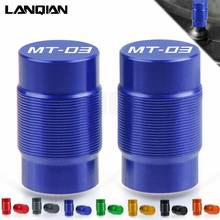 For Yamaha MT-03 Motorcycle Aluminum Wheel Tire Valve Stem Caps Airtight Covers MT03 MT 03 2005-2019 2014 2015 2016 2017 2018 2024 - buy cheap