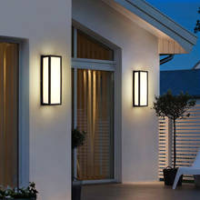 18W LED Outdoor Wall Lamp Modern LED Wall Light Aluminum Waterproof IP54 Garden Porch Patio Aside Front Door Wall Lighting 2024 - buy cheap