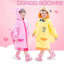 Waterproof Jacket Raincoat Plastic Kids Outdoors Overall Yellow Raincoat Kids Stylish Reusable Regenjacke Kids Rain Suit JJ60YY 2024 - buy cheap