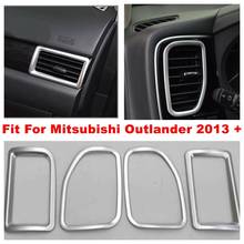 Guarnição para saída de ar condicionado lateral de painel, tampa de decoração, acabamento para interior mitsubishi outlander 2013 - 2019 abs 2024 - compre barato