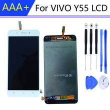 5,2-дюймовый ЖК-дисплей для Vivo Y55 ЖК-кодирующий преобразователь сенсорного экрана в сборе запасные части для Vivo Y55 дисплей полный 2024 - купить недорого