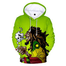 New Creative Harajuku 020 Hip Hop Bob Marley 3D Hoodies Sweatshirts Men Women Hot Sale Reggae Sportsweat Print Pullover Oversize 2024 - buy cheap