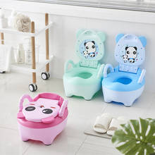 Baby Potty Toilet Bowl Cute Cartoon Training Pan Toilet Seats for Child Fashion Bedpan Portable Urinal Comfortable Backrest Pots 2024 - buy cheap