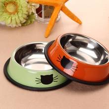 Non-slip Pet Feeder Kattenvoerbak Drinking Bowl Bowl For Cat Dog Bottle Stainless Stee Feeding Container High Quality 2024 - buy cheap