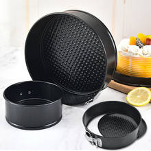 4/7/9Inch Carbon Steel Cakes Molds Black Metal Bake Mould Round Cake Baking Pan Removable Bottom Bakeware Cake Supplies Tool 2024 - buy cheap