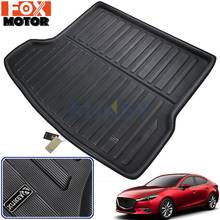 Coche posterior del tronco de carga de arranque de bandeja de piso alfombra barro tiro Pad para Mazda 3 Mazda3 4-El Dr. Sedán 2014, 2015, 2016, 2017, 2018 2024 - compra barato