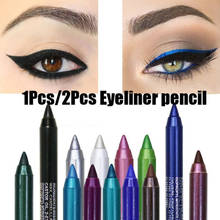 Цветная подводка для глаз 14 цветов, долговечная подводка для глаз, Водостойкий карандаш, пигмент, белая цветная подводка для глаз, ручка для глаз, косметический набор для макияжа 2024 - купить недорого
