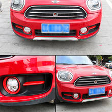 Car Front Fog Lamp Sticker Decoration Cover For BMW MINI Cooper S F60 Countryman Car accessories exterior Styling Modification 2024 - buy cheap