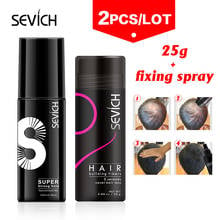 Sevich hair building sets 25g keratin hair fibers powder + hair spray 100ml hair loss products fast growth hair 2024 - buy cheap