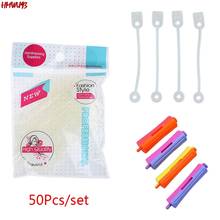Hot 50pcs Perm Rod Bands Replacement Elastic Rubber Bands For Long Professional Perm Rods Curler Roller Hair Styling Tool 2024 - buy cheap