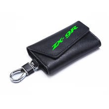 LLavero de piel de vaca 3D para motocicleta, funda de llavero de colección para Kawasaki ZX-9R, ZX9R, logotipo de la motocicleta 2024 - compra barato