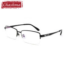 Chashma Men Glasses Frame Titanium Prescription Glasses Top Quality Gentlemen Spectacles Light Weight Eyewear 2024 - buy cheap