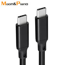 Type c To Type c Data Cable Double Type-c 100W 5A Fast Charging High Quality USB C Male To Male Cold For Hard Disk Laptop Tablet 2024 - buy cheap