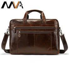 MVA genuine leather bag men's briefcase office bags for men messenger bag laptop business leather handbags men computer bags 2024 - buy cheap