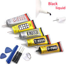 Pegamento líquido negro T7000 para reparación de teléfonos móviles, adhesivo multiusos para vidrio, pantalla táctil, para B7000, B6000, T8000, joyería DIY 2024 - compra barato