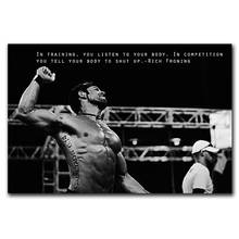 CrossFit sports Rich Froning Jr, cita motivativa, carteles monocromáticos de pared, imagen, decoración del hogar, sala de estar, EX150 2024 - compra barato